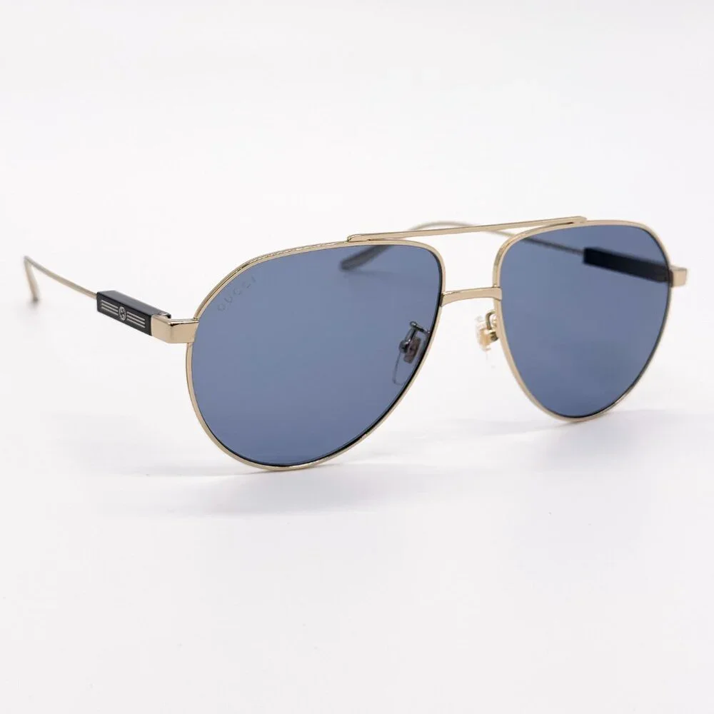 NEW GUCCI GG1311S 003 UNISEX METAL AVIATOR SUNGLASSES